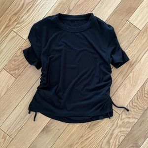 lululemon side-tie cinched tee